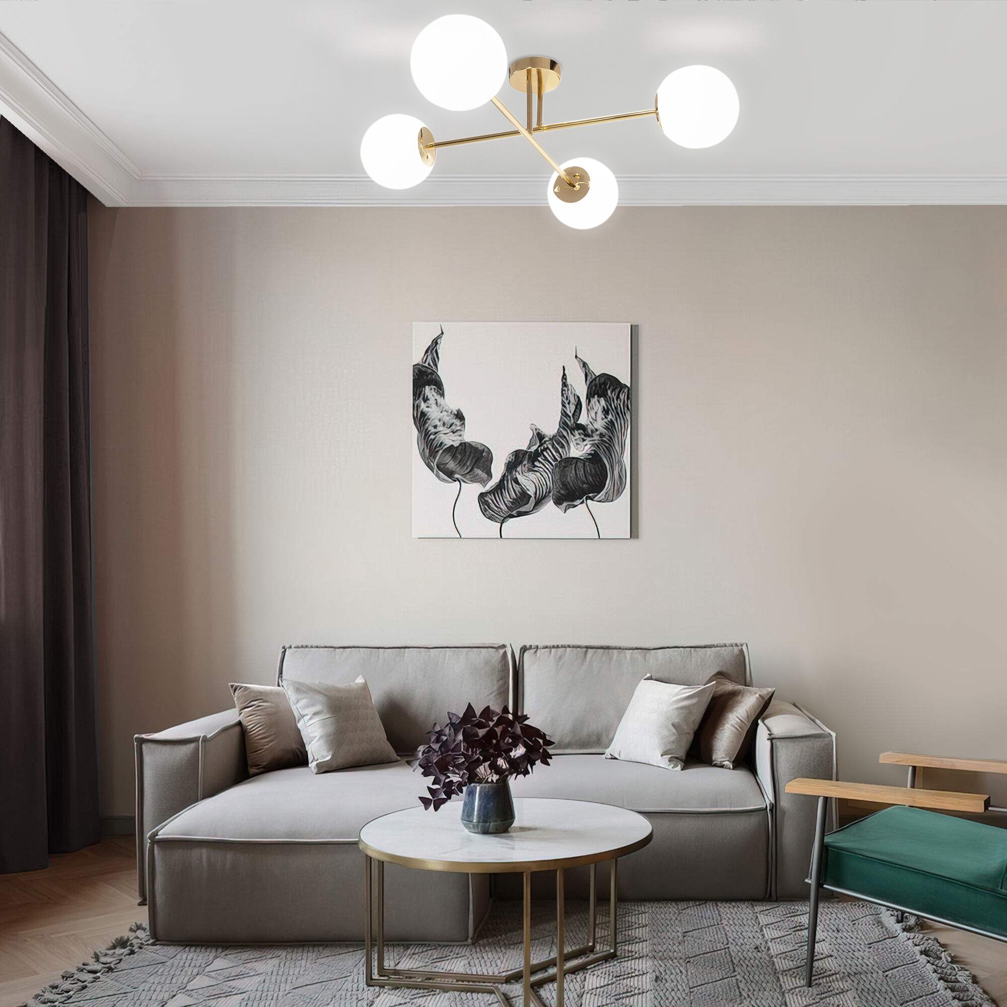 Lampada APP1248-4CP Gold