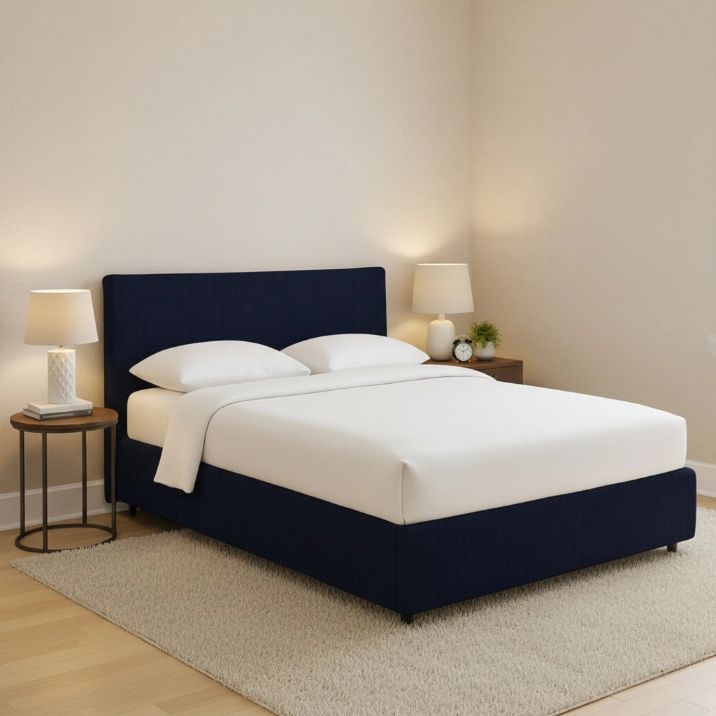 Altrincham, Letto Piazza e Mezza Sfoderabile Made in Italy, Viola Scuro