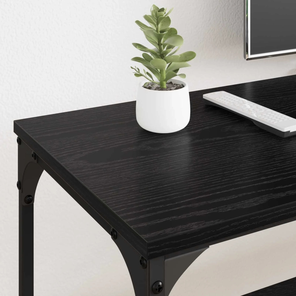 Mobile TV | Armadietto TV | Mobile Porta TV Rovere Nero 201 x 35 x 45 cm