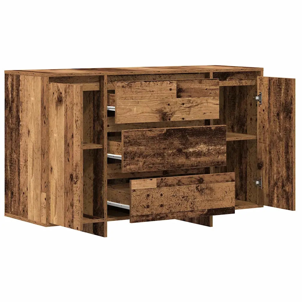 Credenza | Madia | Buffet da pranzo | Armadio da pranzo Legno vecchio 120 x 41 x 75 cm Legno multistrato