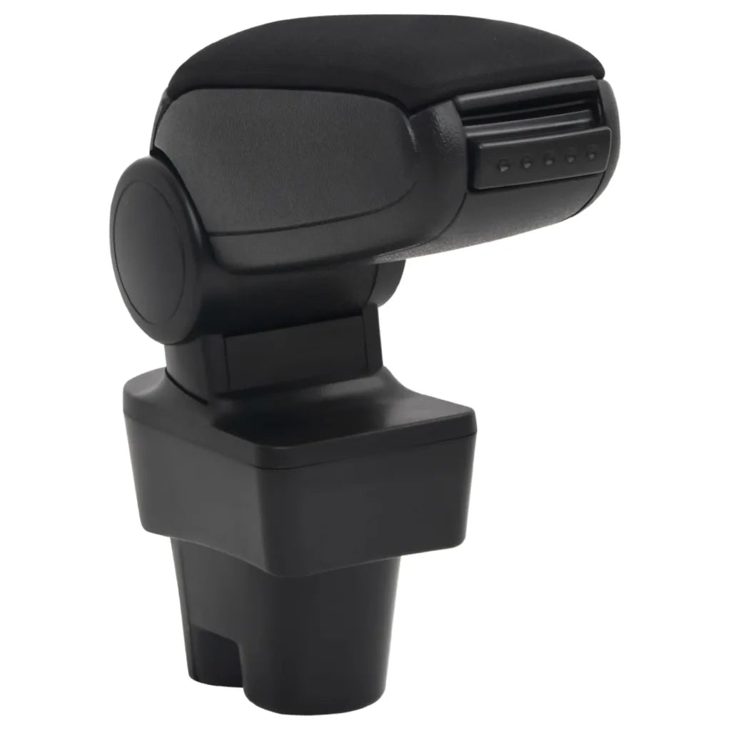 Bracciolo per Auto Nero 12x36x(33,5-48) cm in ABS CFW5019035