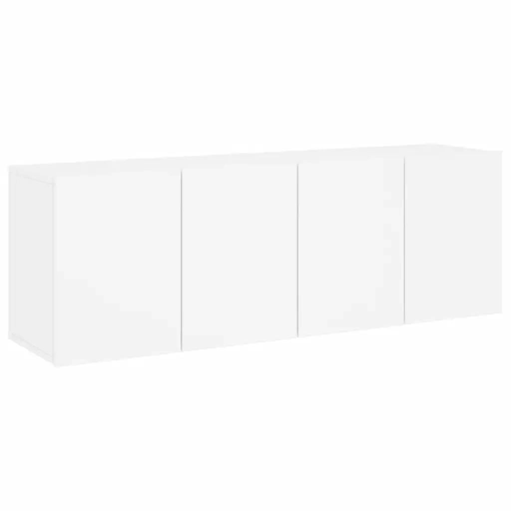 Mobili TV a Parete 2pz-Credenza TV-Console TV Bianchi 60x30x41 cm