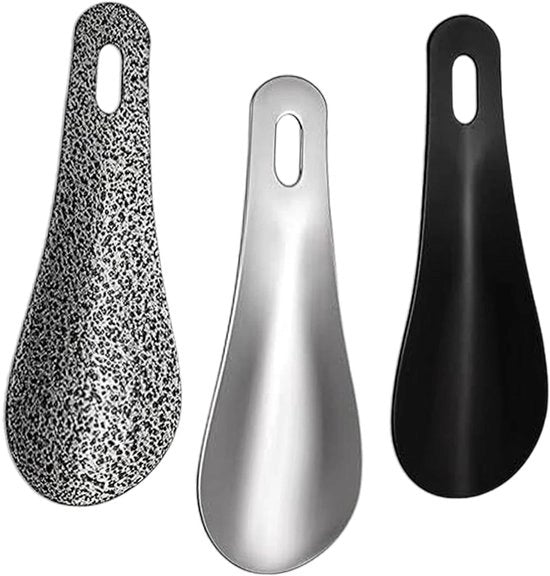 Set di Spazzole per Scarpe da 3 pezzi - Mini Spazzole - Acciaio Inossidabile - 10 cm - Portatile - Cassetto di Appoggio per Deposizione Facile - Aiuto per la Pulizia delle Scarpe