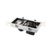 INCASSO LED APOLLO NERO 60W 5800LM 3000K ORIENTABILE 35,5X18,8X7,7CM