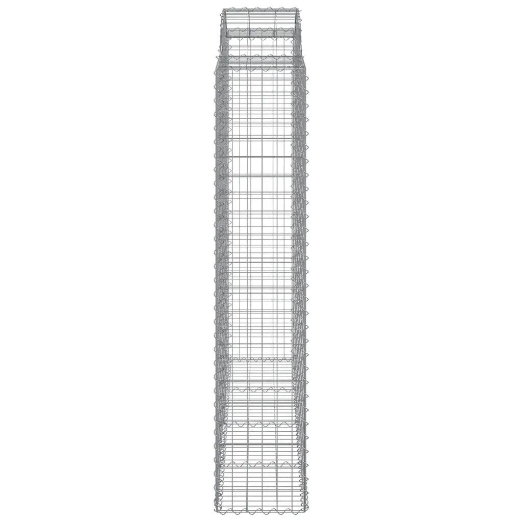Cesti Gabbioni ad Arco 8 pz 200x50x200/220 cm Ferro Zincato 3146431