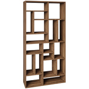 Libreria in legno "Nicola" - 90 x 30 x 180 cm - Marrone