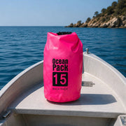 Semarese, Borsa Impermeabile Capacità 15 lt, Rosa Fuxia