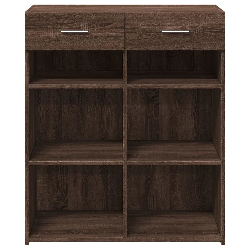 Buffet credenza cassettiera armadio mobile contenitore organizer per cucina soggiorno salotto 80 x 42,5 x 93 cm legno ingegnerizzato marrone 02_0031433