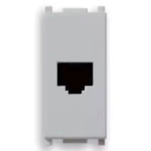VIMAR PLANA - PRESA RJ11 6/4 SILVER