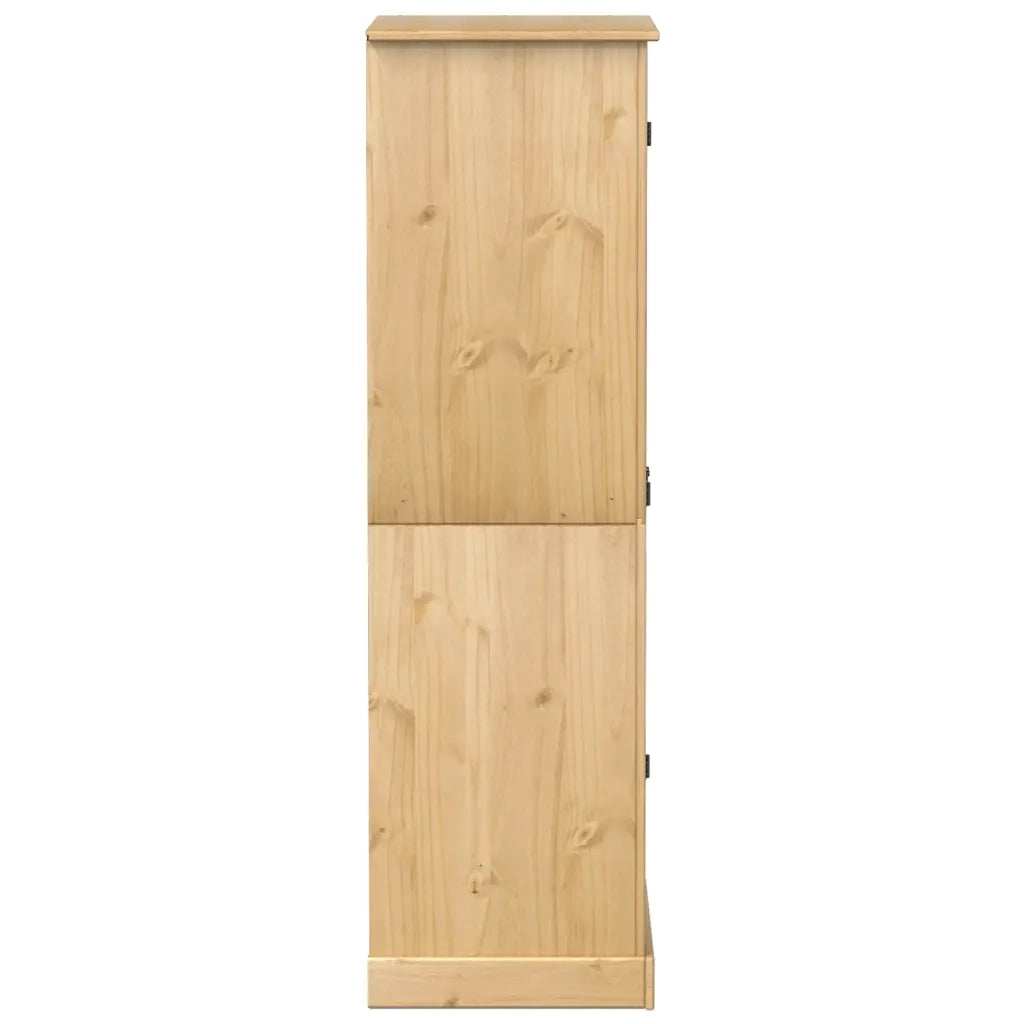 Armadio Corona 76x50x170 cm in Legno Massello di Pino CFW1890558