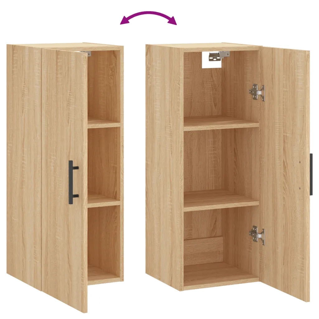 Armadietto a Muro | Mobile a Parete Rovere Sonoma 34,5x34x90 cm