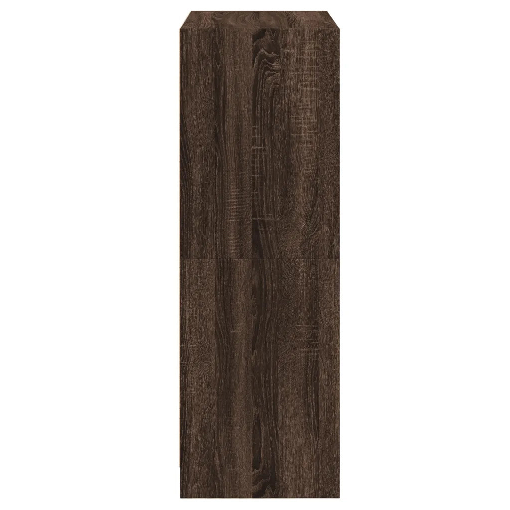 Credenza con Ante Rovere Marrone 68x37x109 cm Legno Multistrato 3295856