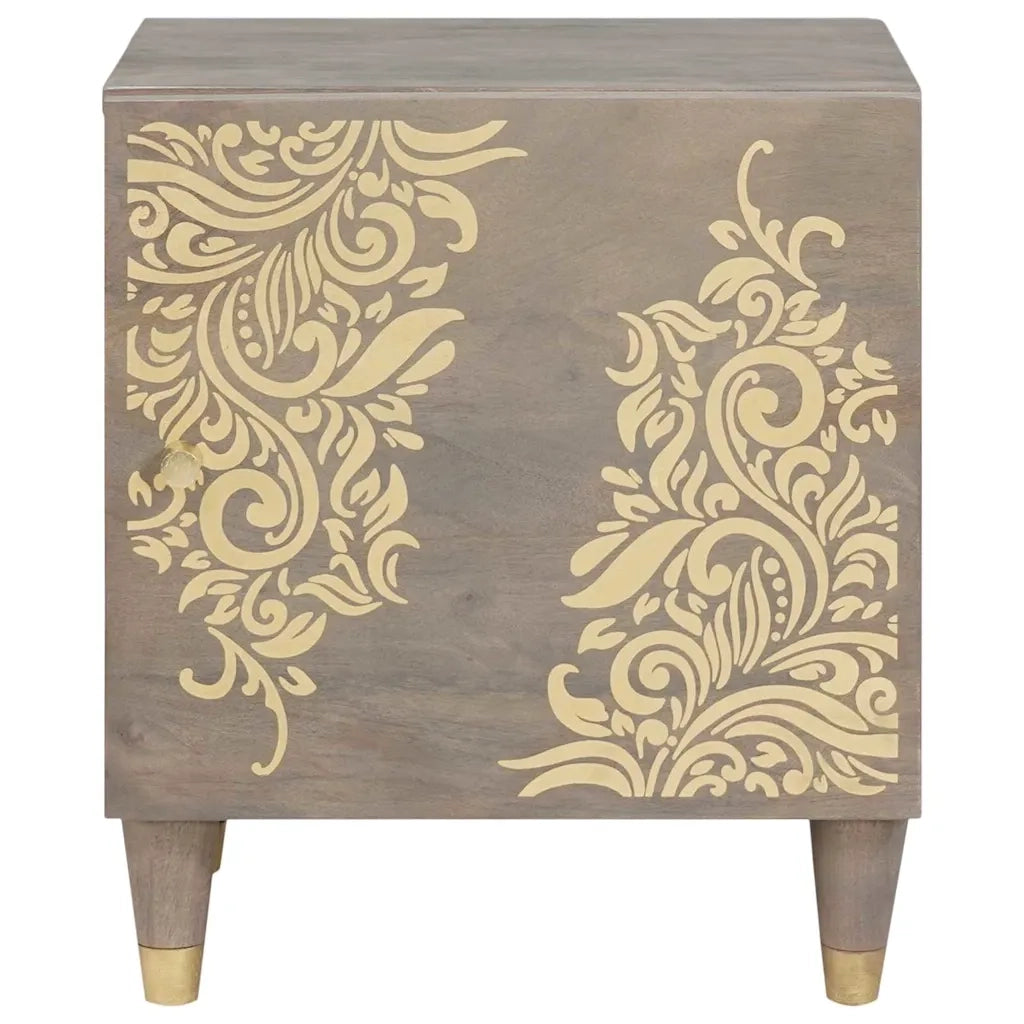 vidaXL Armadio da Notte 2 pcs Grigio 40 x 33 x 46 cm
