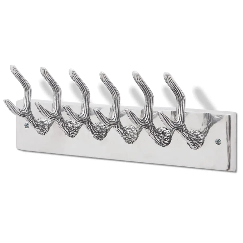 Ganci Appendiabiti 4 pz Argento in Alluminio 278753