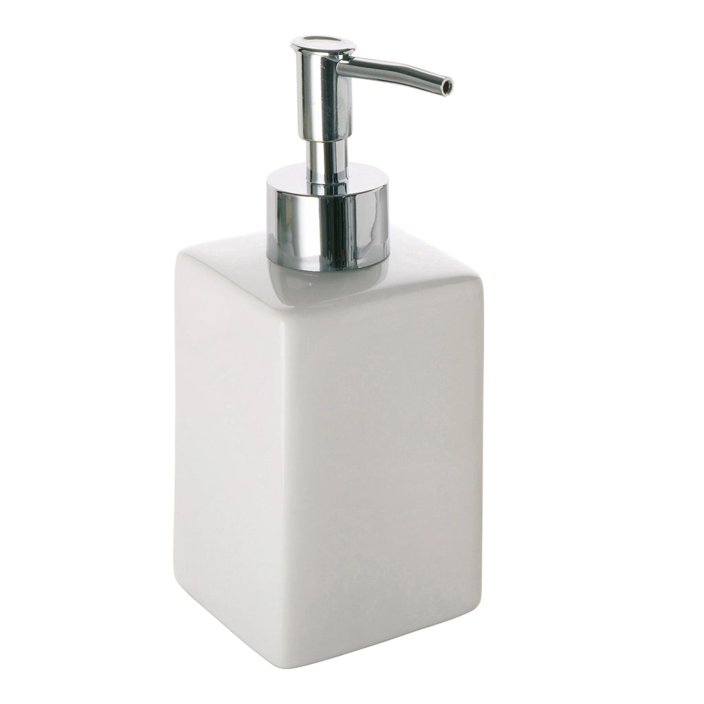 Dosasapone Verbena Bianco Pompetta Metallo Gedy - Gedy