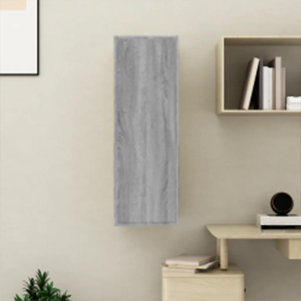 Mobile TV Grigio Sonoma 30,5x30x90 cm in Legno Multistrato 815749