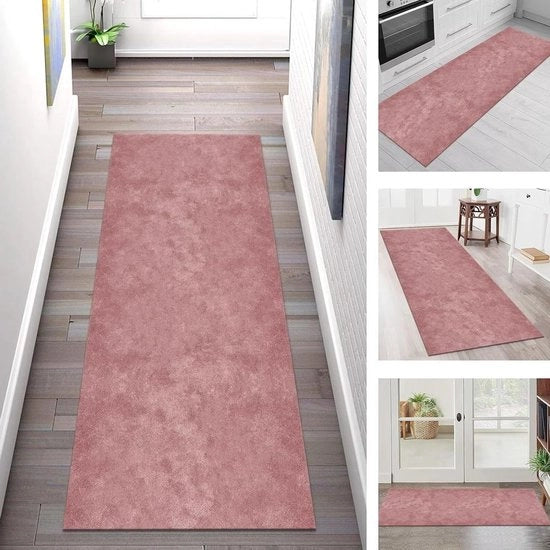 Tappeto antiaderente per pavimenti - protezione contro gli scivoloni - 40x200CM - rosso-arancione