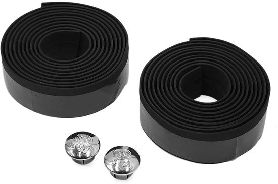 Tappetino di regolazione anti-slip per bicicletta - 2 pezzi - Nero - Migliorata presa