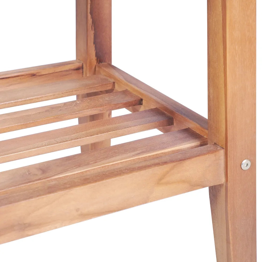 Tavolino da Salotto 40x40x50 cm Quadrato Legno Massello di Teak 44737