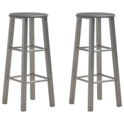 Sgabelli da Bar 2 pz Antracite MDF cod mxl 76424