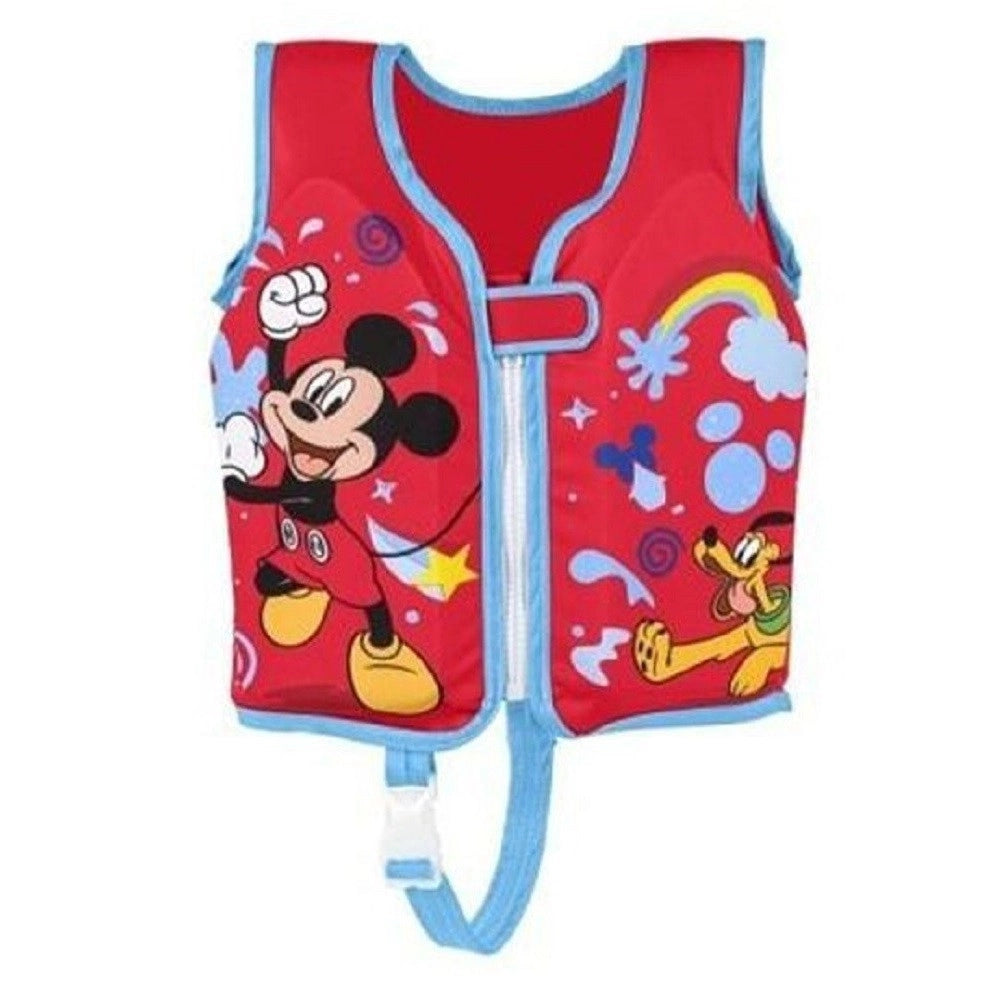 Trade Shop - Gilet Salvagente Trainer Mickey Con Cuscinetti In Schiuma Bambini 3-6 Anni 9101h -
