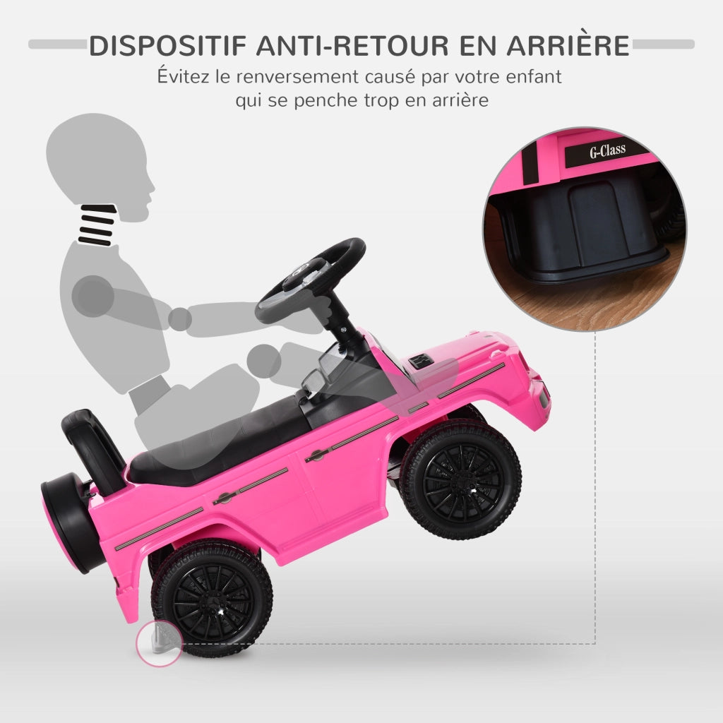 Camion Portaoggetti Bambini Mercedes Benz ¨C zephmum ¨C 12-36 Mesi Rosa