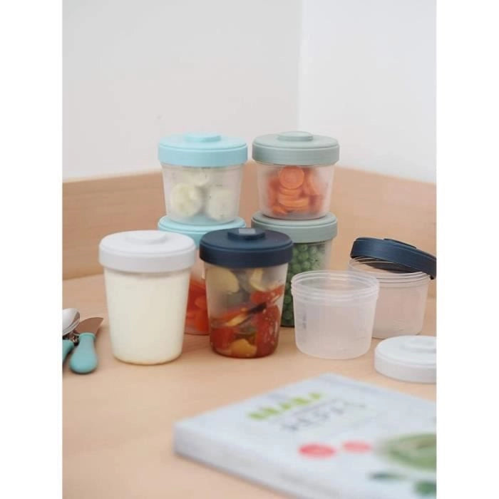 BEABA Set 2a età 6 porzioni clip - (6x250ml)