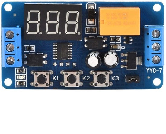 Timer di Criccolo Regolabile - Timer di Criccolo a Ciclo Variabile - Timer di Controllo Relè - Formato Compatto - Controllo Motore - Gestione Energetica Efficiente - Regolazione Criccolo Automatico