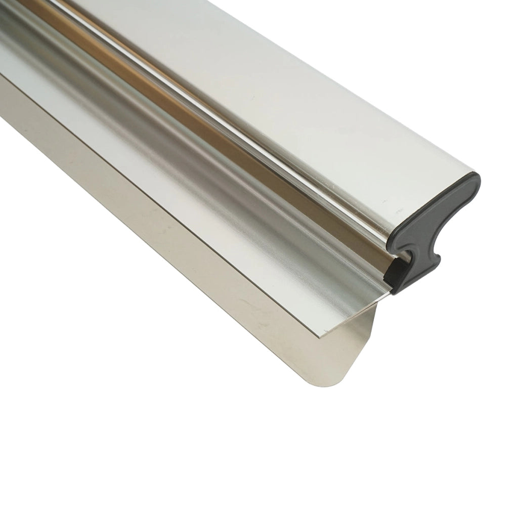 Frattazzo professionale in acciaio inox da 95 cm con 2 lame 8,8 × 100 cm