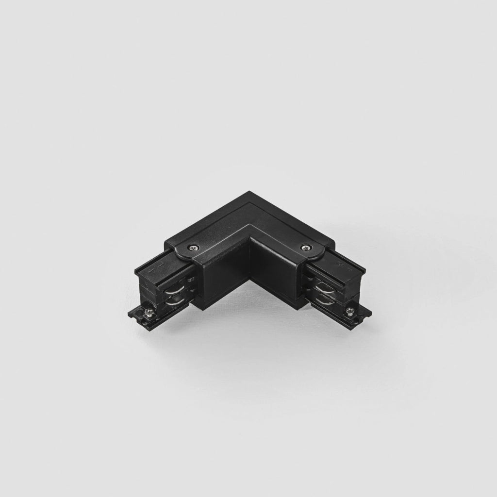 LED-RAIL-L-SX-DA-NER CONNESSIONE AD L SINISTRA PER BINARIO TRIFASE RAIL NERO DALI 11,2X411,2CM