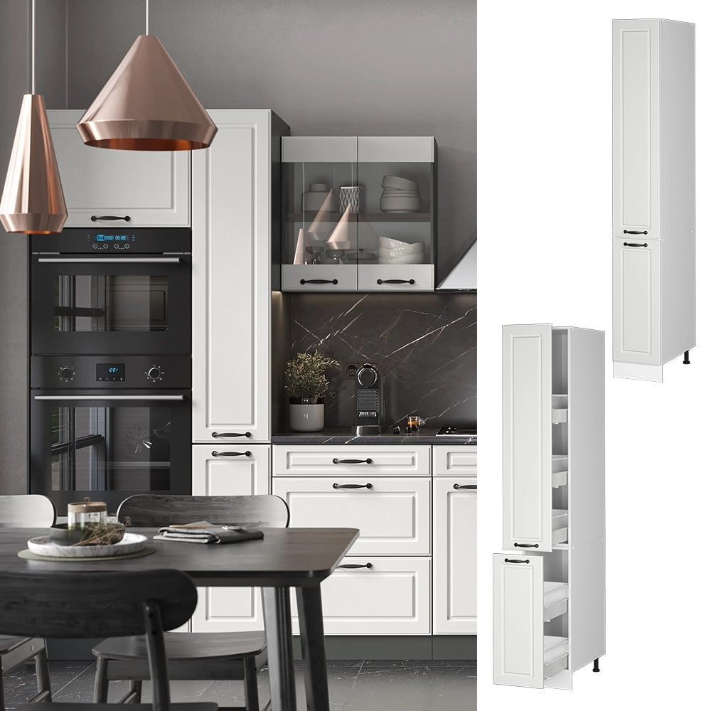 Armadio da farmacia R-Line Bianco rustico/Bianco 30 cm Vicco