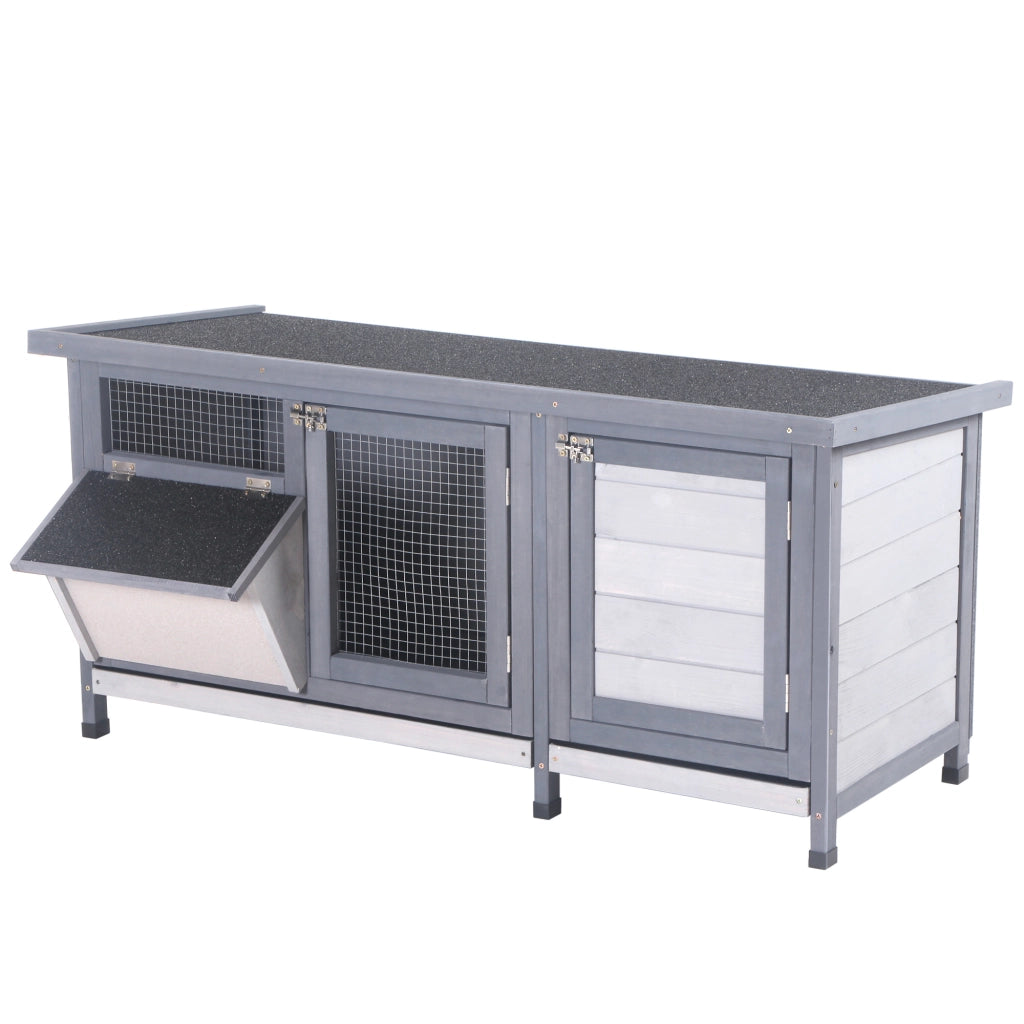 Casetta da giardino ¨C zephmum ¨C grigio nero 112x50x54 cm