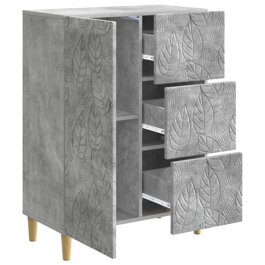 Credenza Grigio Cemento 66 x 34,5 x 90 cm Legno ingegnerizzato 895088