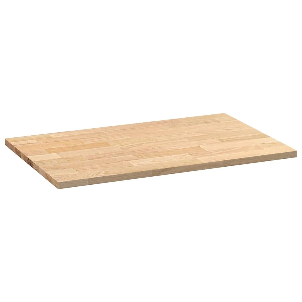 Piano Tavolo | Piano di Lavoro Cucina 100x63,5x2,7 cm Legno Massello Rovere