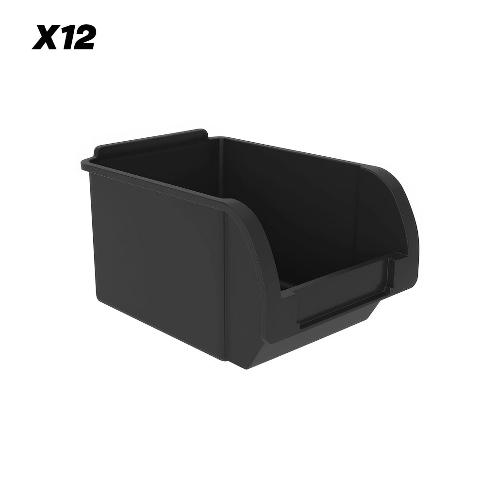 Peg Small - Pannello Portautensili da Parete 64x41 cm con 30 Box Contenitori Impilabili