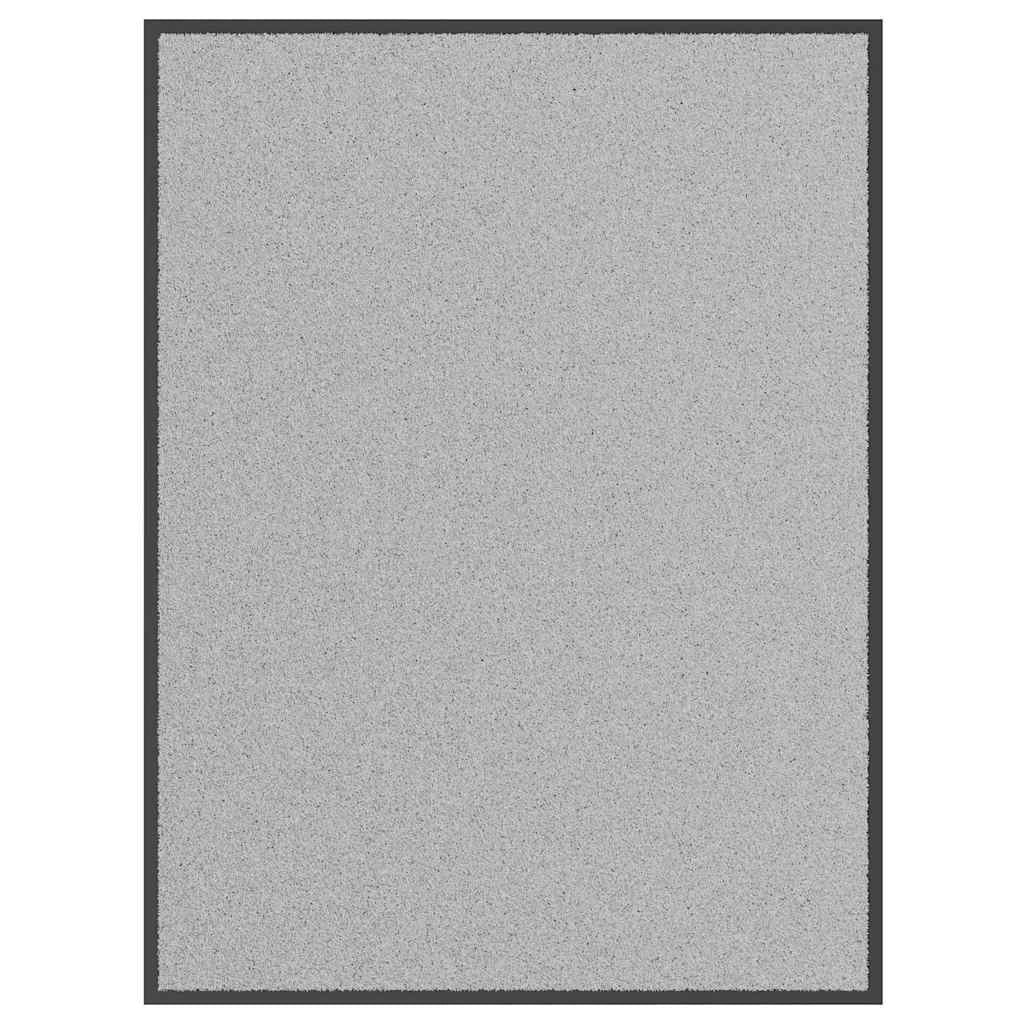 Zerbino antiscivolo 80 x 120 cm ideale per ingressi funzionale design contemporaneo grigio PP 02_0058184