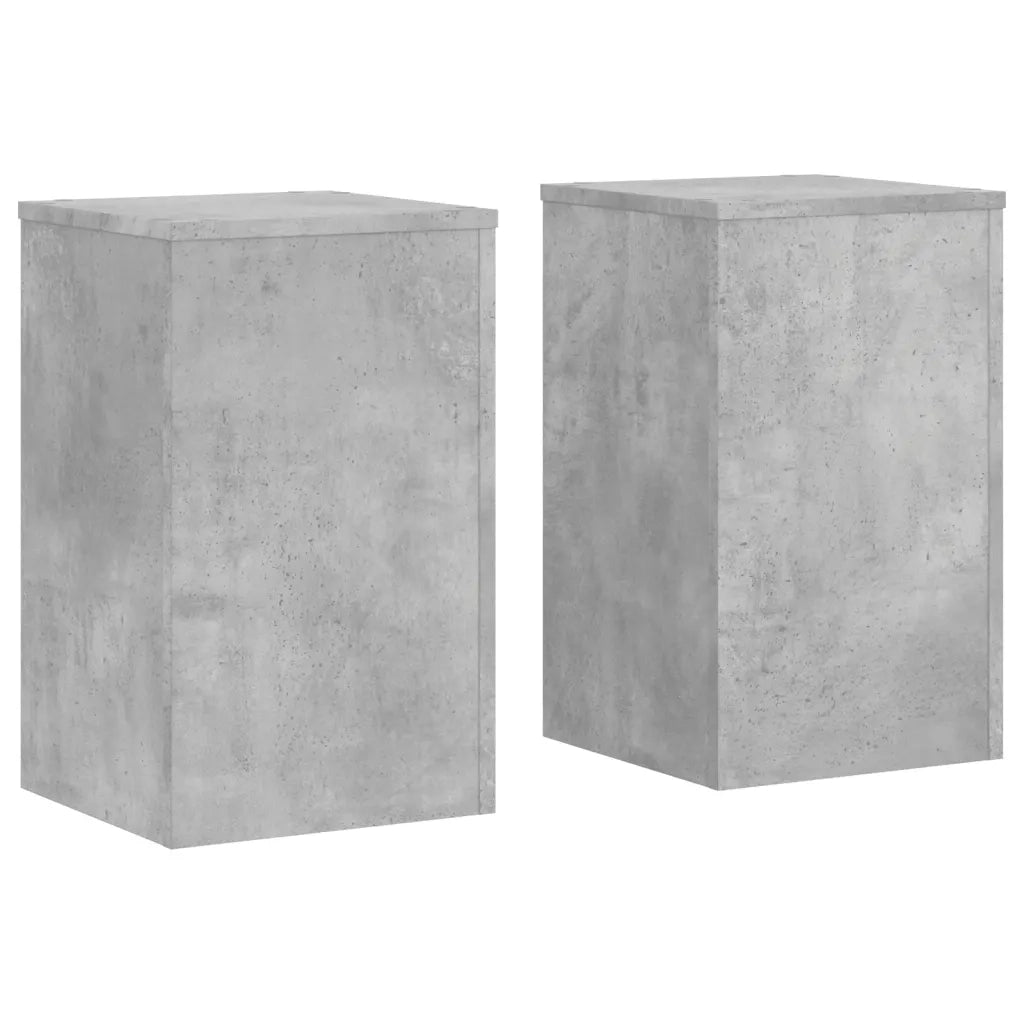 Supporti per piante | Sostegno per piante 2 pz Grigio 30x30x50 cm Legno Multistrato