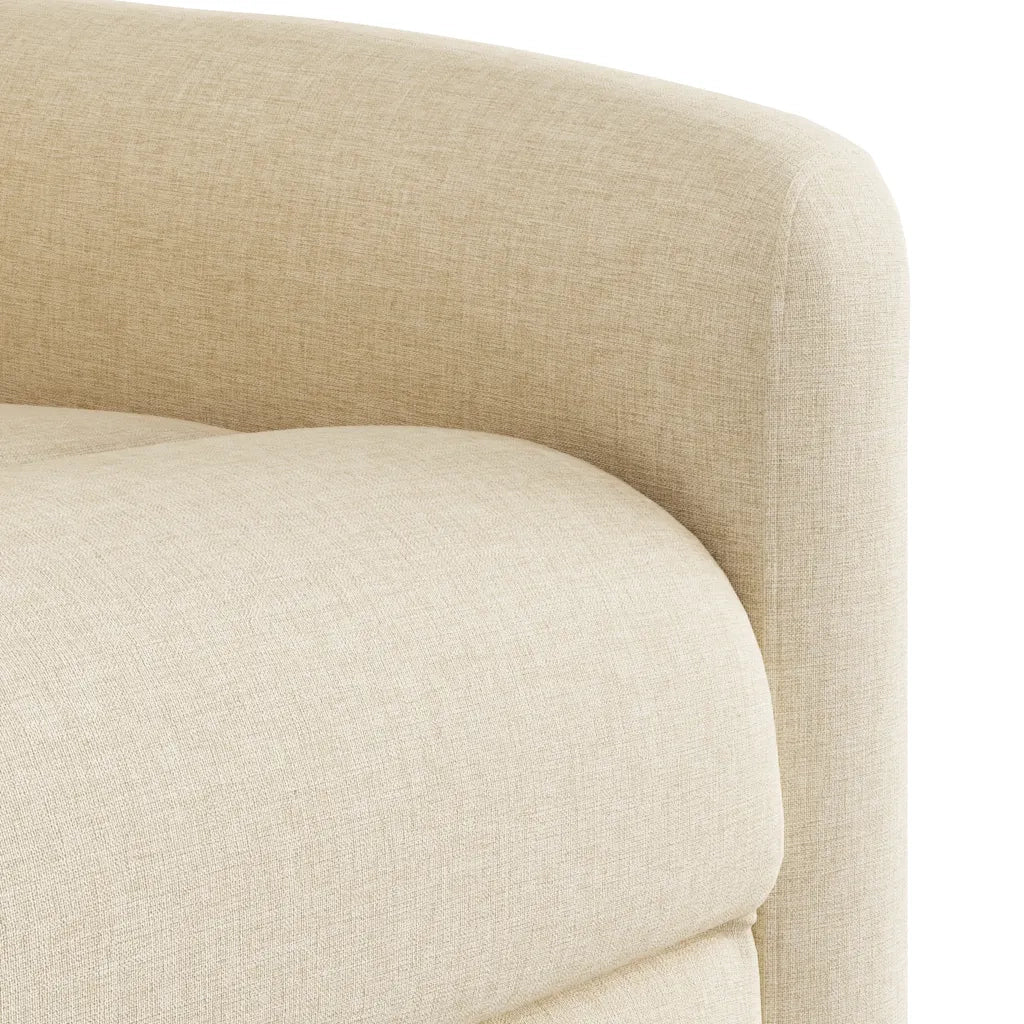Divano Sedia-Poltrona Reclinabile in Tessuto Crema 920628