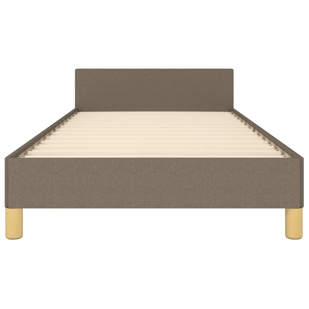 Giroletto con Testiera Tortora 90x200 cm in Tessuto cod mxl 59149