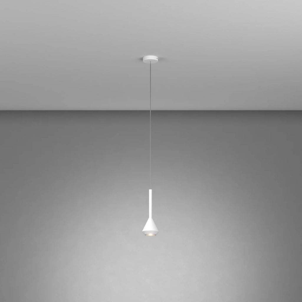 Sopsensione Moderna Aygo Metallo Bianco 1 Luce Gu10