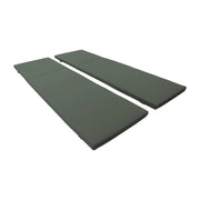Set 2 cuscini per lettino prendisole, verde kaki