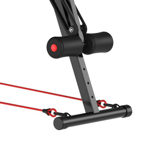 Panca Fitness per Addominali Inclinata Multifunzione Regolabile