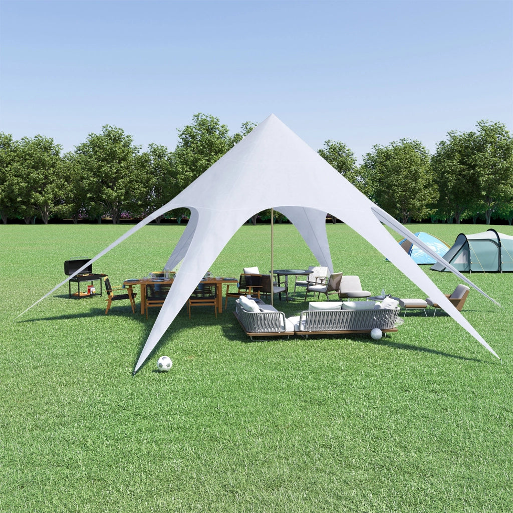 Tenda da Giardino XXL Impermeabile ¨C zephmum ¨C Blu Chiaro 10x10x4 m