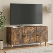 Mobile TV Rovere Fumo 99 x 34,5 x 50 cm Legno ingegnerizzato 894260