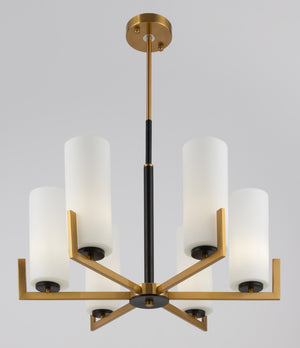Lampadario Modern in Metallo Fortano Ottone
