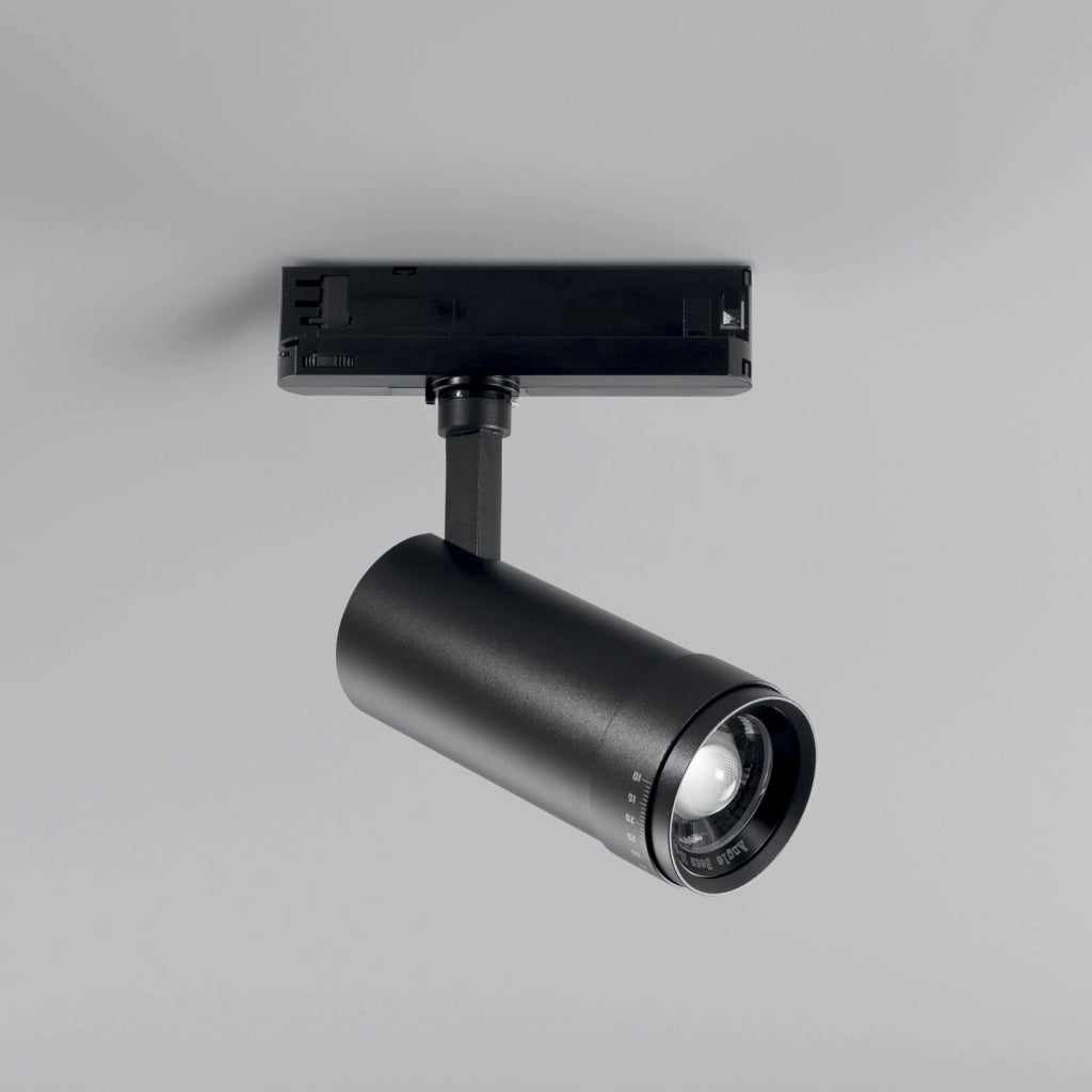 PROIETTORE A BINARIO LED EXPLORER NERO 30W 4500LM CCT 3000-4000K  7,1X16,7CM