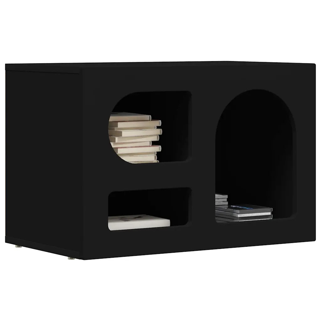 Mobile TV-Credenza per TV-Console TV Nero 60 x 35 x 40 cm Legno multistrato
