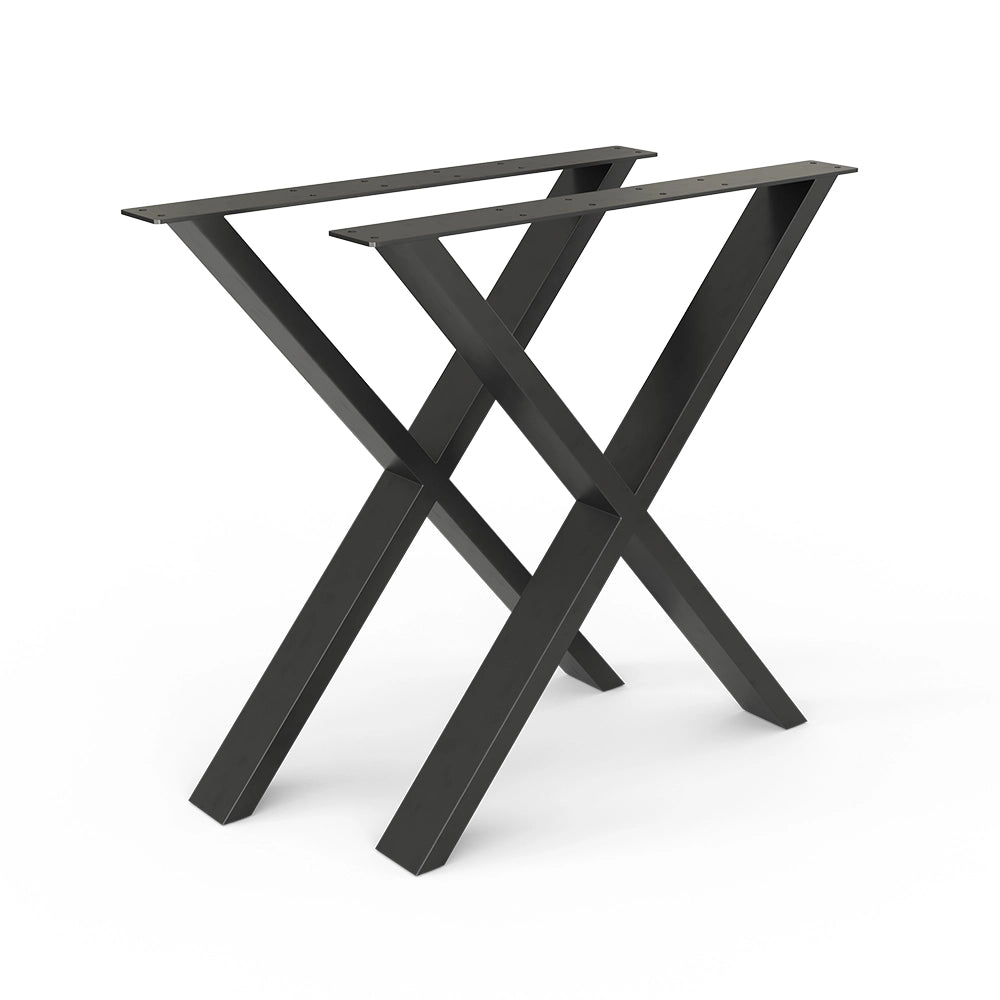 Vicco Gambe per tavolo Nero 70 x 72 cm Forma a X