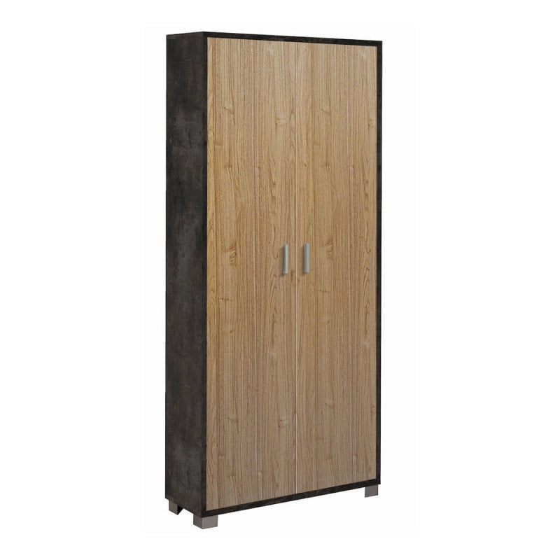 Mobile 2 Ante Kit Ossido Nero cm 83x29x190h - Sarmog