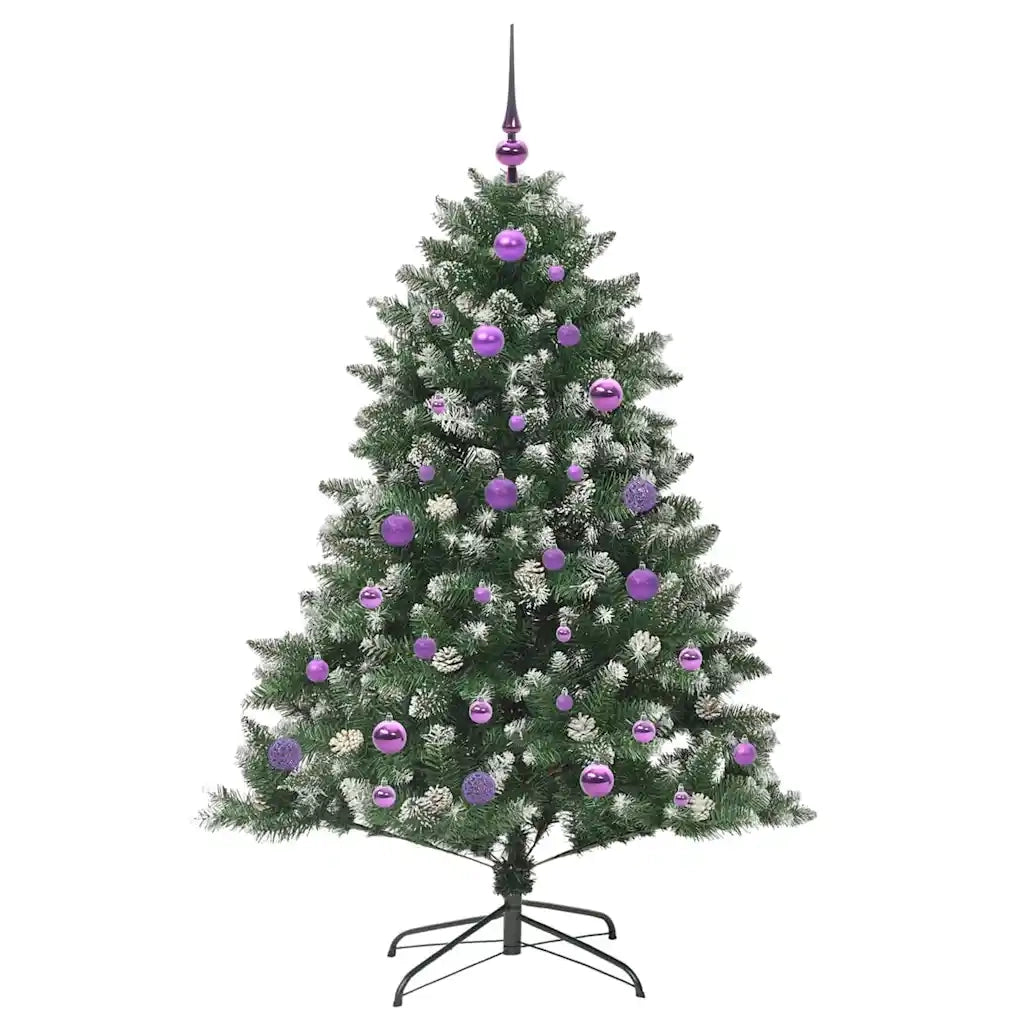 Albero di Natale | Decorazioni natalizie artificiale con 150 LED Verde 150 cm